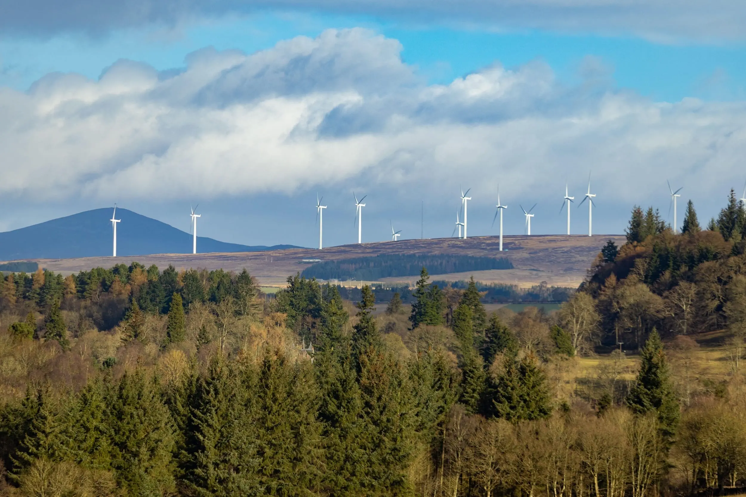 wind turbines in Scotland